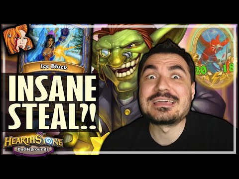 TOP GAME STEAL EVER?! - Hearthstone Battlegrounds