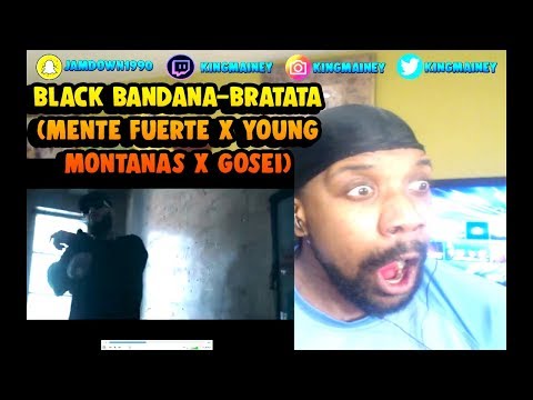 (GREEK)BLACK BANDANA-BRATATA (MENTE FUERTE X YOUNG MONTANAS X GOSEI)REACTION!!!
