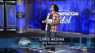 American Idol 2011 Chris Medina Fiance Has Brain Damage and Sings His Heart Break Even For her