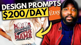 How I Get Endless Design Prompts for Etsy in Seconds!