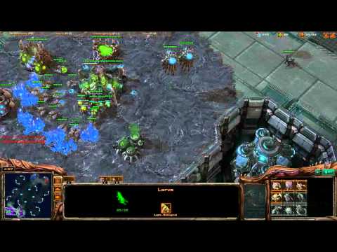 Destiny, Bluetea vs. FireInRain (T), Zen (P) - High Level 2v2 - Starcraft 2 Ladder