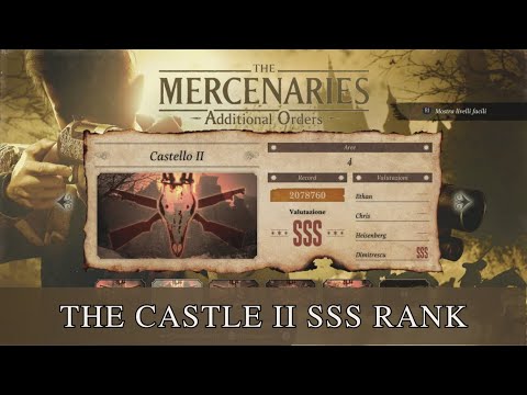 Resident Evil 8 Village - The Mercenaries - The Castle II SSS Rank as Lady Dimitrescu