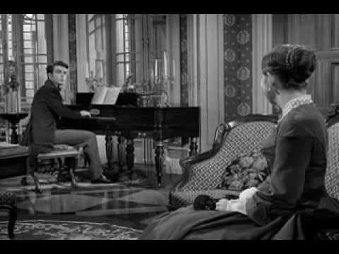 MONTGOMERY CLIFT  - lovely scene from The Heiress, 1949, with Olivia de Havilland