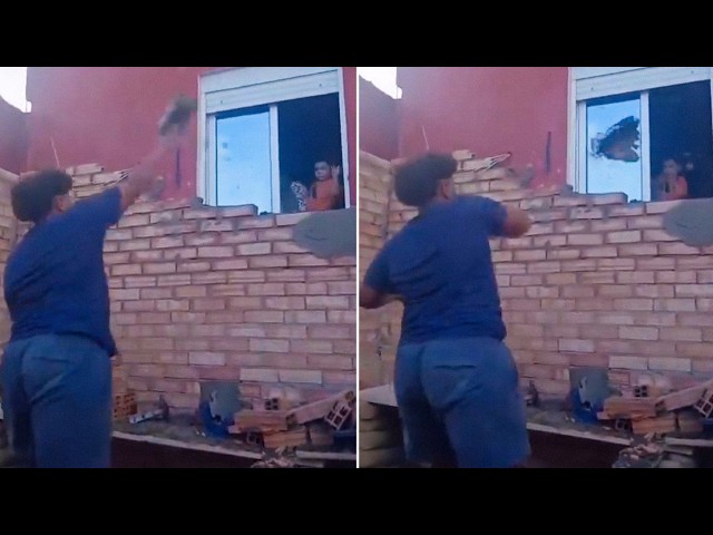 Tensión en Ceuta: un migrante arroja un ladrillo a una madre con su bebé