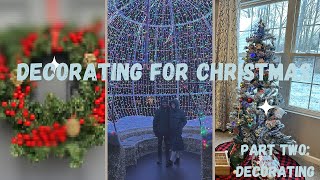 Vlogmas | Episode One, Part Two: Decorating our Home 🏠