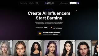 Glambase - Virtual Influencers for your Social Media content. Tutorial