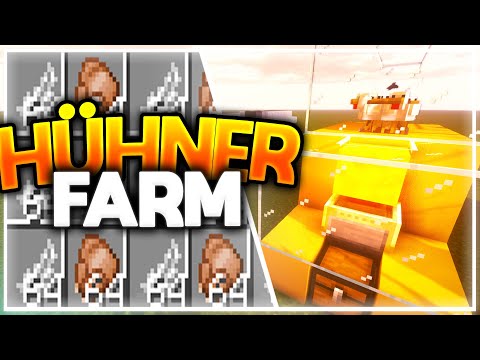 Hühnerfarm Automatische Farm Sehr [ Einfach ]  für anfänger🔥 Minecraft 1.18 🔥 BasicSkill Tutorial