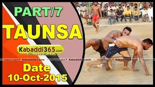 (1) Taunsa (Nawanshahr) Kabaddi Tournament 10 Oct 2015