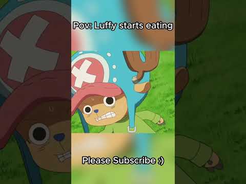 Pov: Luffy starts eating💀💀💀 #luffy #anime #onepiece