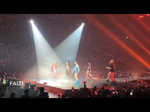 190113 BLACKPINK (PLAYING WITH FIRE) CONCERT WORLD TOUR  in BKK fancam