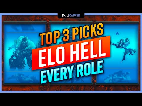 TOP 3 CHAMPIONS for EVERY ROLE to ESCAPE ELO HELL - Best Picks 10.19!