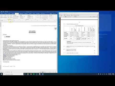 IGCSE ICT: June 2017 P22 Word section