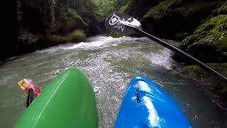 preview picture of video 'Whitewater kayaking Georgia, Abasha'