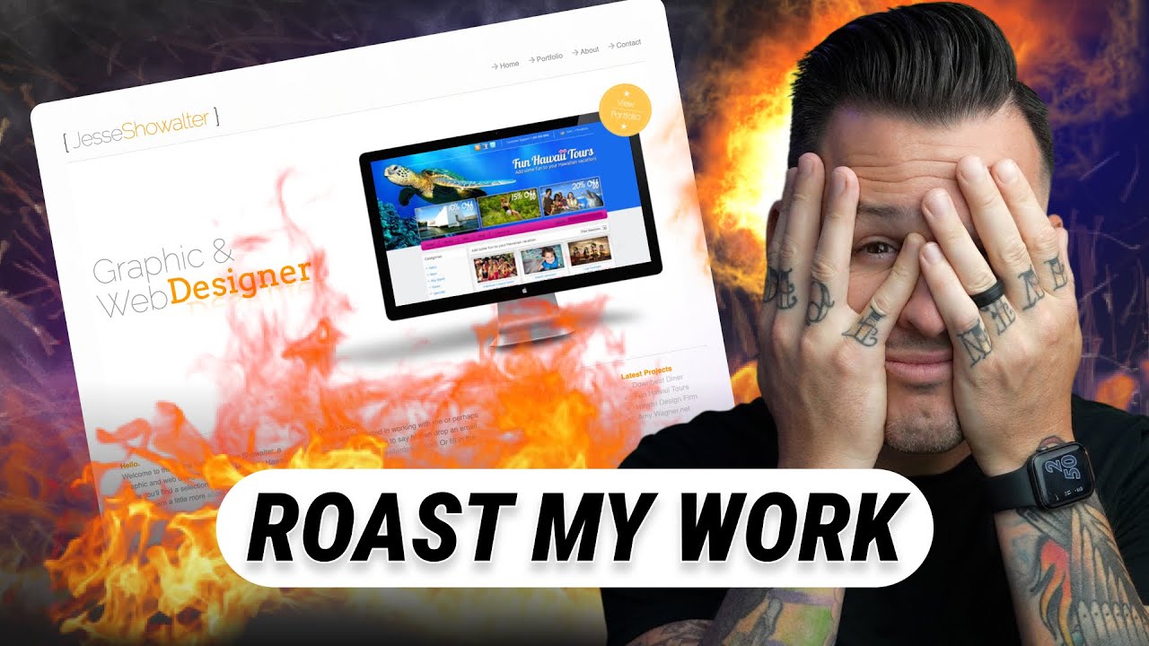 Roasting My Old Portfolio | Part 1