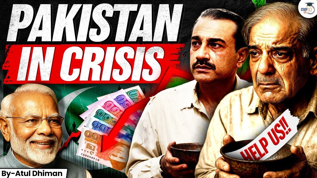 Pakistan in Crisis | Economy on the Brink | IMF Lifeline Fading | StudyIQ