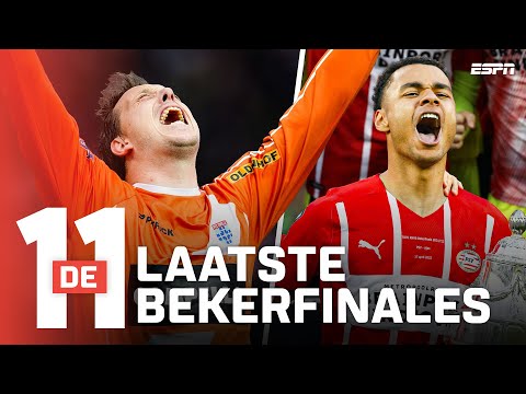 De 11 Laatste Bekerfinales 🏆