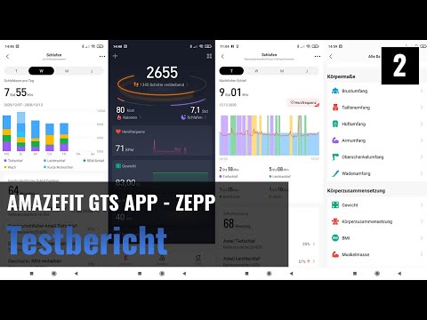 Amazefit GTS im Test - Einsteiger Fitness Smartwatch - Die APP - ZEPP