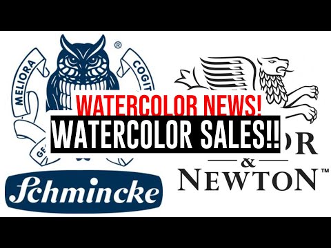 Watercolor News🎨 - Schmincke/Winsor & Newton Sales!