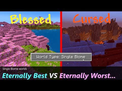 Creating The Worst Minecraft World ─ don't create these Single Biome worlds...