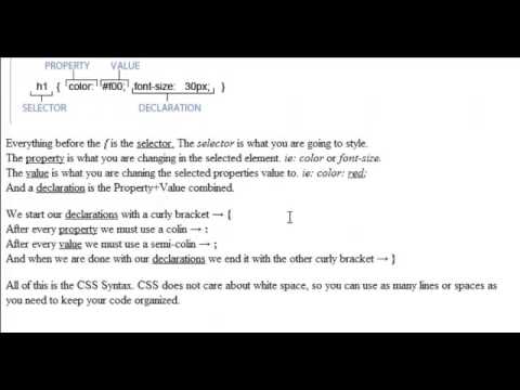 CSS Tutorial | Syntax