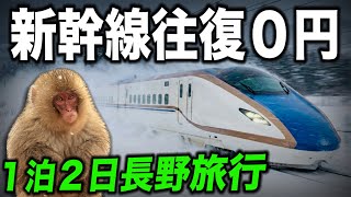 【冬の長野】北陸新幹線の往復料金を0円にして1泊2日で旅を満喫してきた！！！