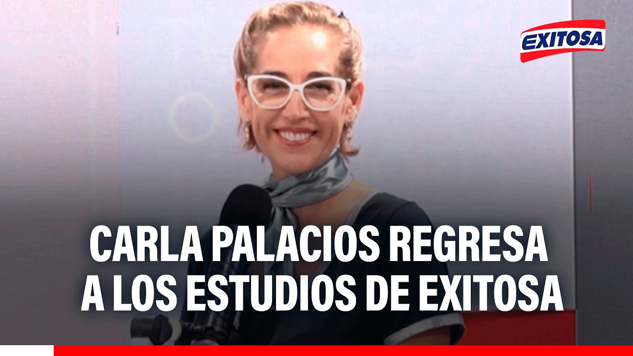 🔴🔵Carla Palacios regresa a Exitosa para conducir el Noticiero Central y "Despierta tus Emociones"