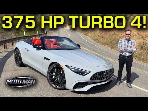 Dropping a Turbo 4 in the Mercedes AMG SL 43 is not the horror show you would expect!