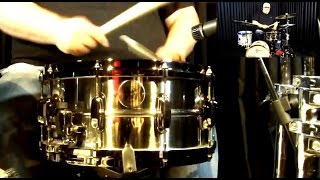 Video thumbnail for Caixa Tama Charlie Benante Signature 14x6,5" snare sound check by Batera Clube Drum Shop