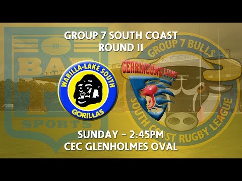 2018 Group 7 RL 1st Grade Round 11 - Warilla-Lake South Gorillas v Gerringong Lions