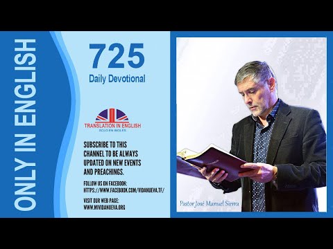 Daily Devotional 725 - Pastor José Manuel Sierra