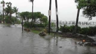 preview picture of video 'Tropical Storm Debby Storm Surge - Bradenton Beach, FL - Bay Pours into neighborhood'