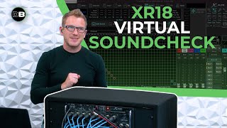 Video thumbnail for Behringer XR18 Virtual Sound Check by Drew Brashler