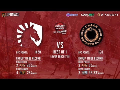 Team Liquid vs Chaos EC (BO1) | Dream League Season 11 Stockholm Major