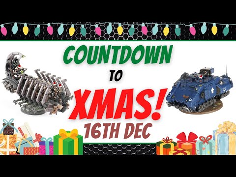Necron Ghost Ark Vs Space Marine Impulsor - Countdown to Xmas - 16th Dec - Warhammer 40k - 9th Ed