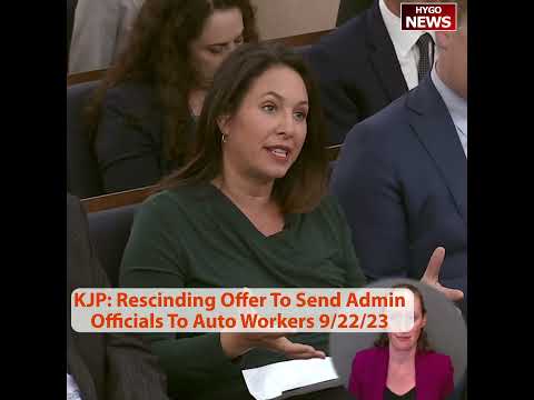 Karine Jean-P: Rescinding Offer To Send Admin Officials To Auto Workers