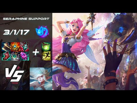SUPPORT Seraphine vs Janna - NA Challenger Patch 25.S1.2