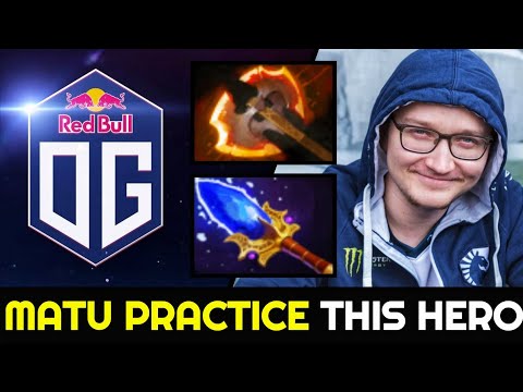 MATUMBAMAN hard practicing OG Signature Hero 7.28 Dota 2