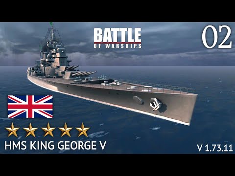 HMS King George V Second Battle ⚔️ | Strategy, Firepower & 507K Score 🏆 | Battle of Warships