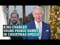 King Charles snubs Prince Harry in Christmas speech