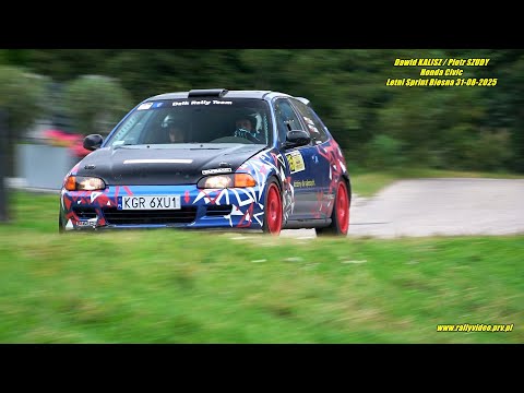 Dawid KALISZ / Piotr SZUDY - Honda Civic - Letni Sprint Biesna 31-08-2025