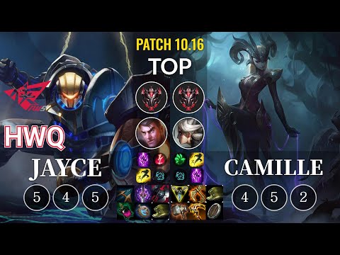 RWS HwQ Jayce vs Camille Top - KR Patch 10.16