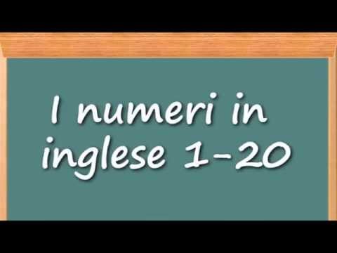 Come imparare l'inglese | I numeri in inglese 1- 20