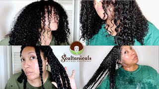 SOULTANICALS WASH DAY + DETAILED DETANGLING ROUTINE 🚿