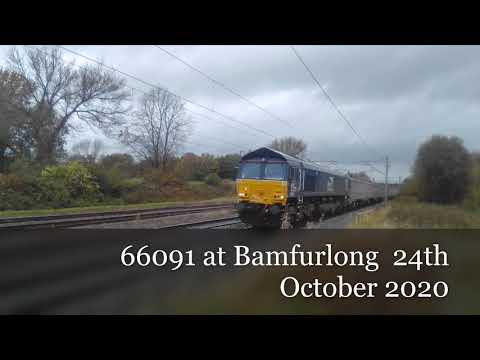 66091 at Bamfurlong - 24th October 2020