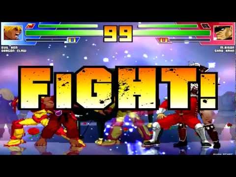 M.Bison and Shao Kahn VS Evil Ken and Dragon Claw
