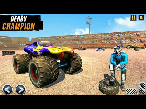 Real Monster Truck Demolition  Derby Crash Stunts || Car Games 2021 || US Games Kids