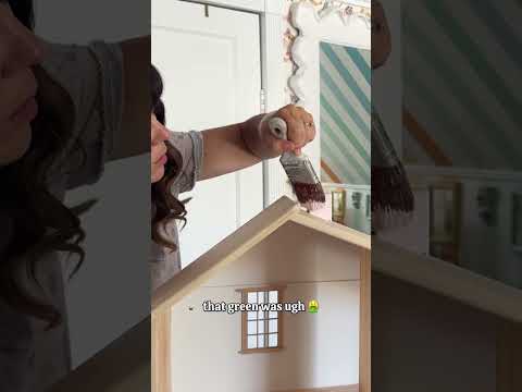 Ikea dollhouse hack part 1 🏠 #diy #ikeahack