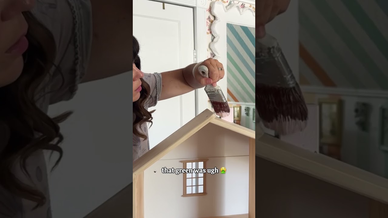 Ikea dollhouse hack part 1 🏠 #diy #ikeahack