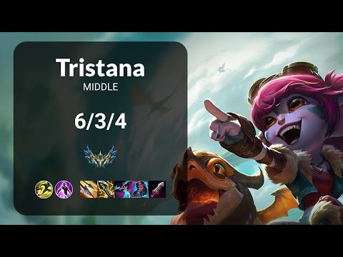 Tristana vs Kennen MIDDLE - KR CHALLENGER Patch 15.8