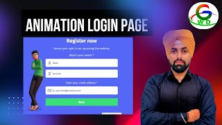 Login page || Animation || Login Project || Guri Web Developer || Prac